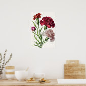 Poster d'impression de l'art des fleurs des oeille (Cuisine)