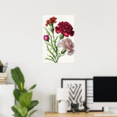 Poster d'impression de l'art des fleurs des oeille (Bureau à domicile)