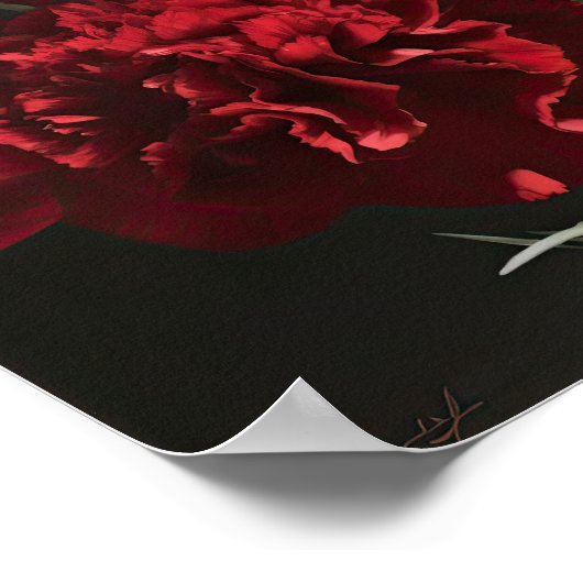 Poster d'impression de l'art des fleurs des oeille (Coin)