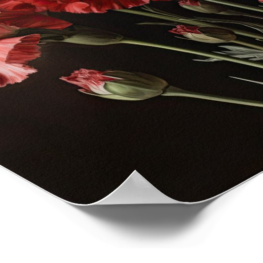 Poster d'impression de l'art des fleurs des oeille (Coin)