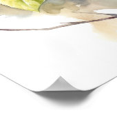 Poster d'impression de l'art des fleurs Magnolia (Coin)