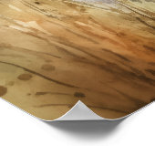 Poster d'impression de l'art du chien Basenji (Coin)