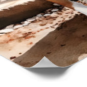 Poster d'impression de l'art du chien de boxe (Coin)