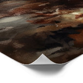 Poster d'impression de l'art du chien espagnol tib (Coin)