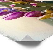 Poster d'impression de l'art floral de Courcuma vi (Coin)