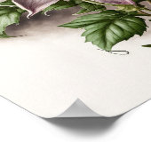 Poster d'impression de l'art floral de la passion  (Coin)
