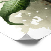 Poster d'impression de l'art floral de la passion (Coin)