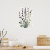 Poster d'impression de l'art Lavender Flower (Cuisine)
