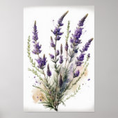 Poster d'impression de l'art Lavender Flower (Devant)
