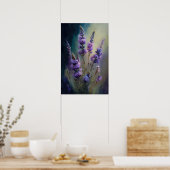 Poster d'impression de l'art Lavender Flower (Cuisine)