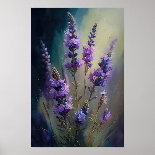 Poster d'impression de l'art Lavender Flower (Devant)