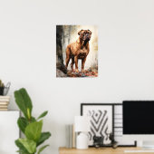 Poster d'impression de l'Art Mastiff Dog (Bureau à domicile)