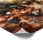 Poster d'impression de l'art Plott Hound Dog (Coin)