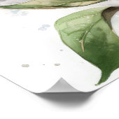 Poster d'impression de l'art violet Lilac (Coin)