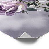 Poster d'impression de lavande Rose (Coin)