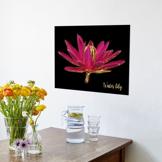 Poster d'impression de l'eau de pluie (Couchage (Cuisine))