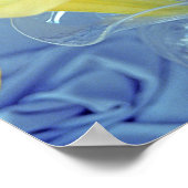 Poster d'impression de mur d'art de Datura jaune (Coin)