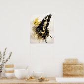 Poster d'impression de papillon Géant Swallowtail (Cuisine)