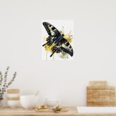 Poster d'impression de papillon Géant Swallowtail (Cuisine)