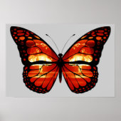 Poster d'impression de papillon nuageux atomique (Devant)