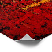 Poster d'impression de peinture Abstraite en Afriq (Coin)