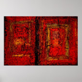 Poster d'impression de peinture Abstraite en Afriq (Devant)