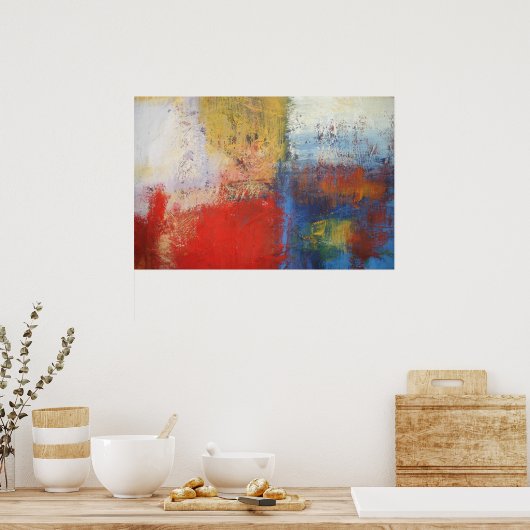 Poster d'impression de peinture Abstraite moderne (Cuisine)