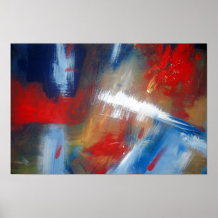 Poster d'impression de peinture Abstraite moderne