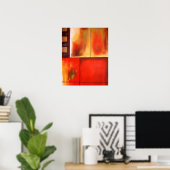 Poster d'impression de peinture Abstraite moderne (Bureau à domicile)