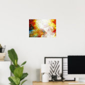 Poster d'impression de peinture Abstraite moderne (Bureau à domicile)