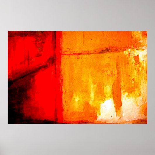 Poster d'impression de peinture Abstraite moderne (Devant)