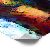 Poster d'impression de peinture Abstraite moderne (Coin)