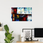Poster d'impression de peinture Abstraite moderne (Bureau à domicile)