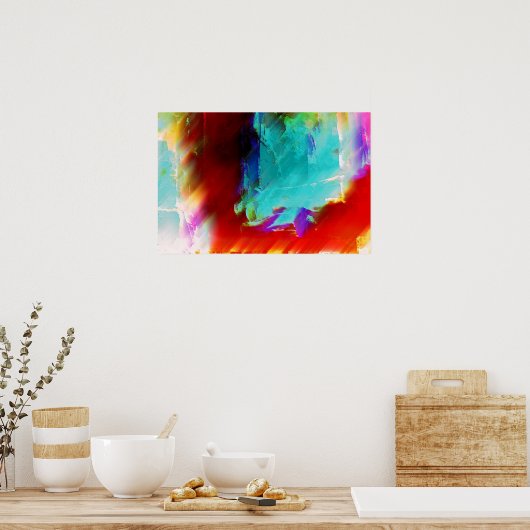 Poster d'impression de peinture Abstraite moderne (Cuisine)