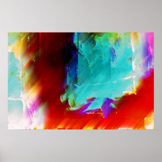 Poster d'impression de peinture Abstraite moderne