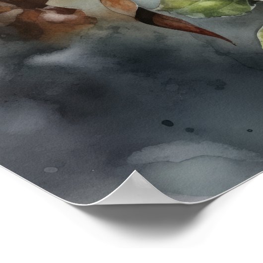 Poster d'impression de Starling Bird Art (Coin)