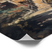 Poster d'impression de Temple Bouddhiste Japonais (Coin)