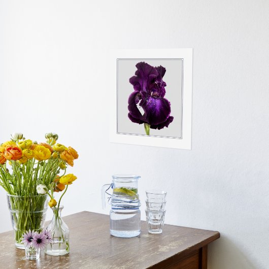 Poster d'impression de texte Iris Foil haute porté (Couchage (Cuisine))