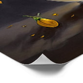 Poster d'impression de violons jaunes (Coin)