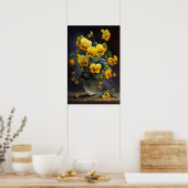 Poster d'impression de violons jaunes (Cuisine)