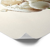 Poster d'impression des Tulipes blanches (Coin)
