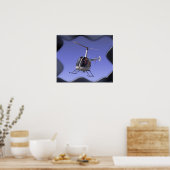 Poster d'impression d'hélicoptère Cool Chopper Pil (Cuisine)