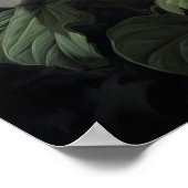 Poster d'impression d'Hibiscus blanc (Coin)