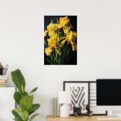 Poster d'impression d'images de fleurs irlandaises (Bureau à domicile)
