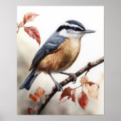 Poster d'impression d'objets d'art d'Oiseaux à poi (Devant)