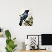 Poster d'impression d'objets d'art d'oiseaux de te (Bureau à domicile)