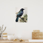 Poster d'impression d'objets d'art d'oiseaux de te (Cuisine)