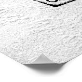 Poster d'impression d'objets d'art doux au poulet  (Coin)