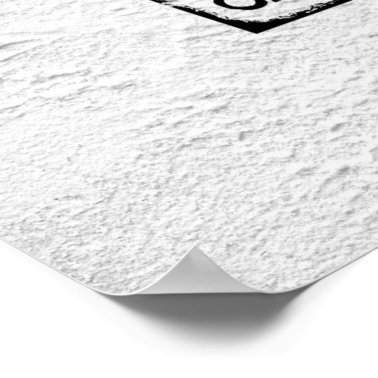 Poster d'impression d'objets d'art doux au poulet  (Coin)