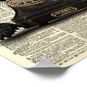 Poster d'impression du dictionnaire téléphonique v (Coin)